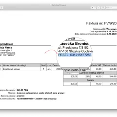 Gdzie dokładnie znaleźć plus kod 5 na fakturze i dlaczego to ważne?