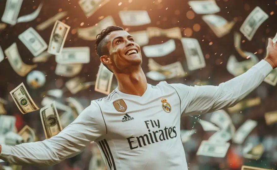 Ile zarabia Ronaldo dziennie? Zaskakujące fakty o zarobkach