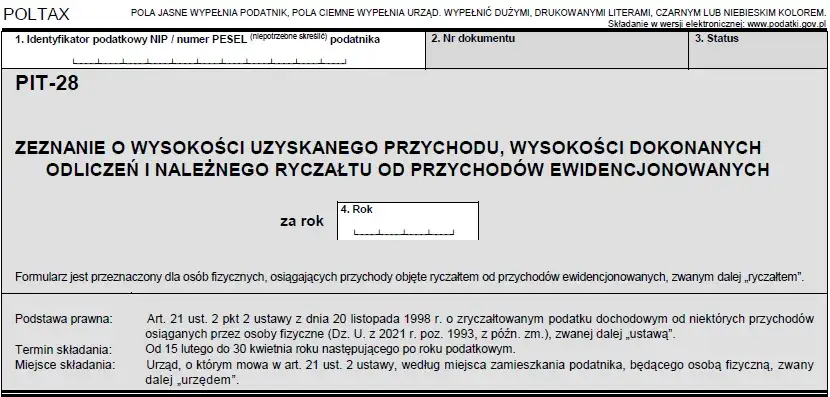 Zdjęcie Rozliczanie PIT 28 do kiedy? Sprawdź, aby uniknąć kłopotów z fiskusem